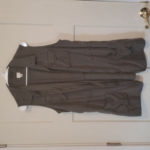A New Day Large Olive Green Cargo Vest